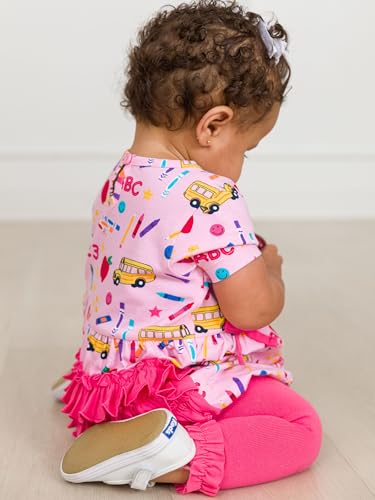 Image of RuffleButts Baby /Toddler Girls Footless Ruffled Tights