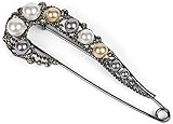 Durchmesser Perlen zwischen 5 mm und 9 mm / Durchmesser Strass zwischen 3 mm und 4 mm