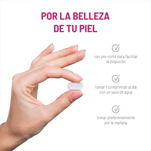 Equilibra Complemento alimenticio, Colágeno Q10 Ácido Hialurónico, Bueno estado de la piel, a Base de Colágeno Hidrolizado, Ácido Hialurónico, Coenzima Q10, Vitaminas C y E, 90 Comprimidos - imagen 4