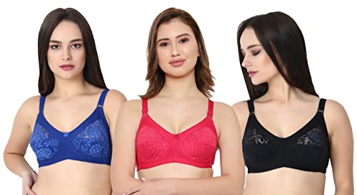 Image of Women Net Non-Padded Wire Free Regular Bra