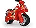 INJUSA - Moto Cavalcabile Neox Colore Rosso Consigliata per Bambini +18 mesi con Decorazione Permanente Ruote Larghe e Maniglia per il Trasporto
