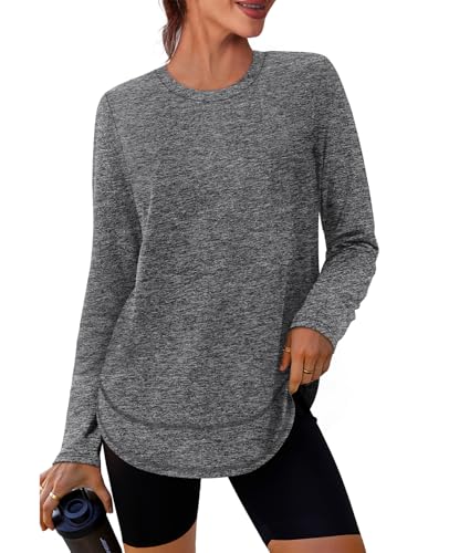 Image of XIEERDUO Women's Workout Tops Long Sleeve Shirts Sun Protection UPF 50+ Quick Dry Shirts for Hiking Running S-3XL
