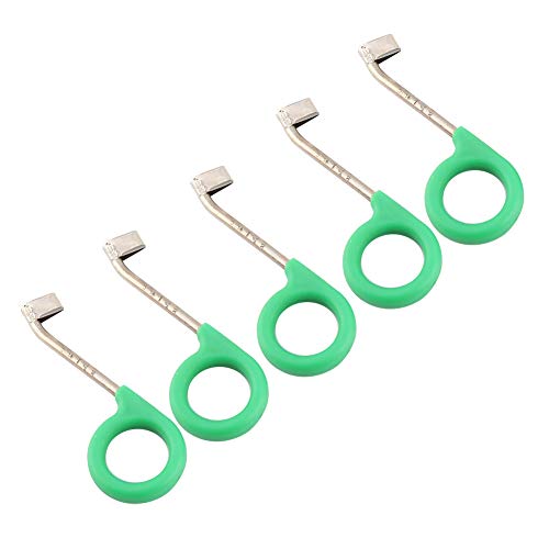 5 tijeras cortadoras para jardín 9cm verde miniatura 1