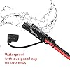 YAODHAOD 14AWG SAE 1 to 2 Y Splitter Extension Cable, 30cm SAE DC Power Automotive Connector Cable, Quick Connect Disconnect Solar Panel Charging Connection and Transfer #3