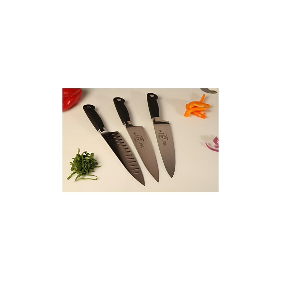 Mercer-Culinary-M21078-Genesis-8-Inch-Short-Bolster-Chefs-KnifeBlack Mercer Culinary M21078 Genesis 8-Inch Short Bolster Chef's Knife,Black