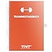 Produktbild TNT Trainingstagebuch - orange (DIN A5) für Fitness, Workout, Krafttraining, Gym  Workout Planer  Fitness Notizbuch (132 Seiten)