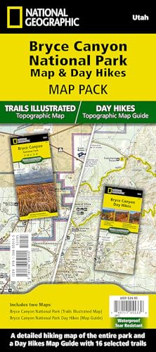 Bryce Canyon Day Hikes and National Park [Map Pack Bundle] (National Geographic Trails Illustrated...