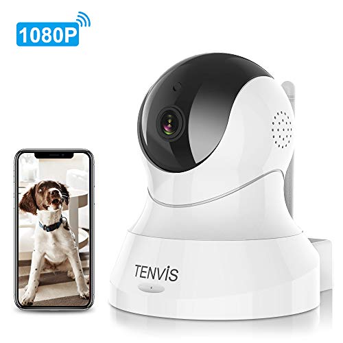 Dog Camera - TENVIS 1080P Pet Camera with Phone App Speaker, WiFi Security