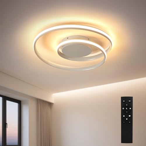 Sky angle LED-Deckenleuchte - Dimmbar mit Fernbedienung, 28W Einstellbare...