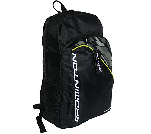 Mochila de ciudad/escuela trabajo & ocio/Bag A/4 Outdoor Mochila Escolar Deportes negro Negro
 Badminton