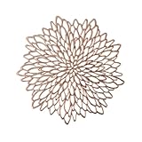 Décoration : ces sets de table ronds en câble protègent non seulement votre table des rayures et des déversements, mais servent également de pièces décoratives, rehaussant l'apparence générale de votre salle à manger