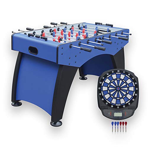 Hathaway Ventura 55-in Foosball Table with Bonus Electronic Dart Board