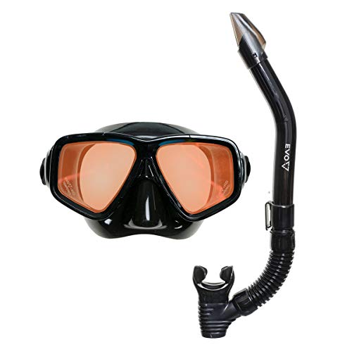 High Definition Snorkel Mask Combo for Adults