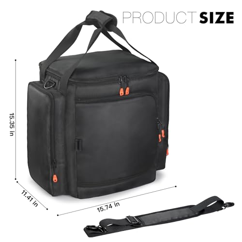 Luidspreker reistas compatibel met JBL Partybox Encore Essential/Essential 2, draagtas met zijvakken voor draagbare luidspreker en accessoires - Afbeelding 3