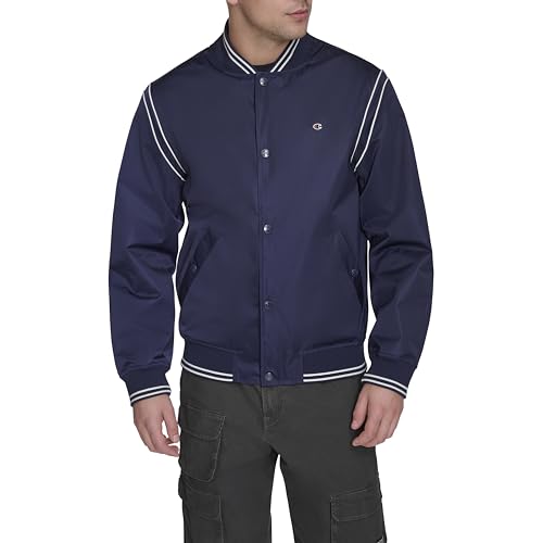 Image of Champion Men's Lightweight Varsity Bomber Jacket
