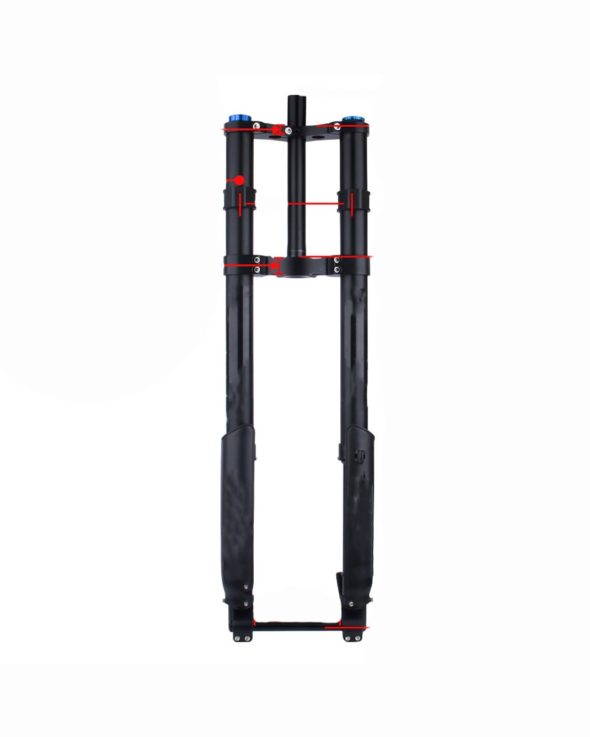 WIQUYBML Front Fork Bolany Mountain Bike Fork, Dual Crown Downhill Air 15x150mm, Compatible With DH/Enduro Bikes Suspension