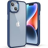 ULAK Funda Compatible para iPhone 14 Plus, Carcasa a Prueba de Golpes de Estuche Parachoques de Resistente Caso de protección Suave de TPU para Apple iPhone 14 Plus - Azul