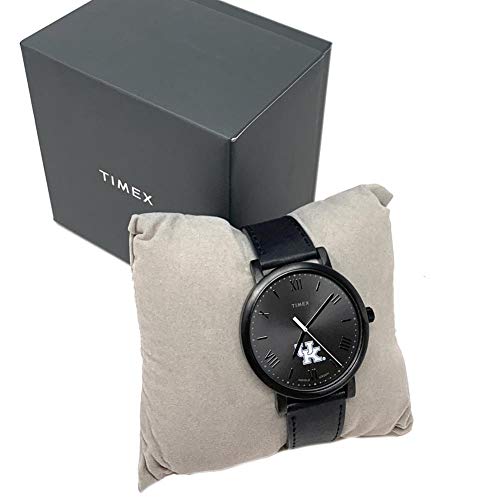 Image of Timex Tribute Women's Night Game 42mm Stainless Steel Quartz Watch with Leather Strap