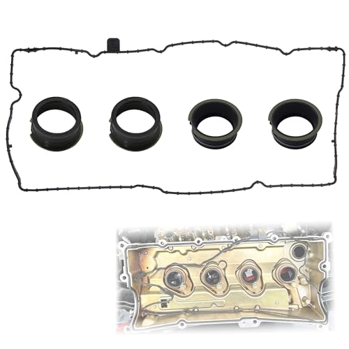 Image of VC4363G Valve Cover Gasket with Grommets Compatible with Jeep Renegade Dodge Dart Fiat 500L Fiat 500X 1.4L 1368CC 83cid L4 Gas SOHC Turbocharged 2012-2020