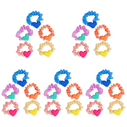Élastiques à cheveux filles confortables FRCOLOR pour queue de cheval sans pli