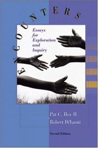 Encounters: Essays for Exploration and Inquiry cover