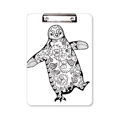 Pingouin mignon porte-bloc A4 qui vous accompagne avec tendresse