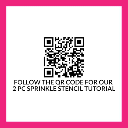 Chunky Candy Cane 2pc Sprinkle Stencil