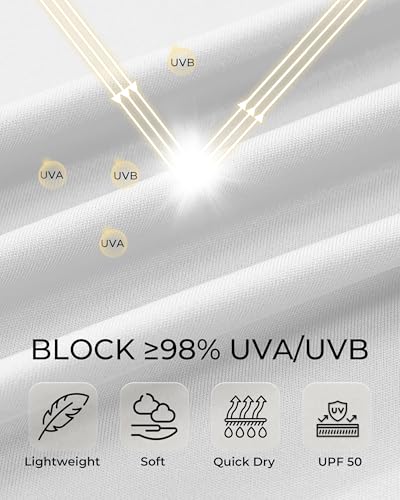 Boladeci Men's UPF 50+ Sun Shirts 1/4 Zip Long Sleeve SPF UV Protection Lightweight Quick Dry Quarter Zip Golf Shirts4