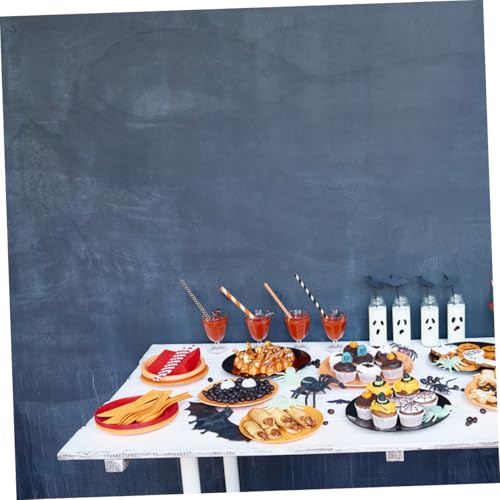 Abaodam 100pcs Halloween Set de Pitillos de Papel Kraft miniatura 7