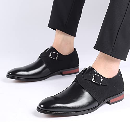 Men's Oxford Classic Dress Shoes Casual Business Formal Work Shoes Patchwork No-Slip Wedding Walking Shoes2