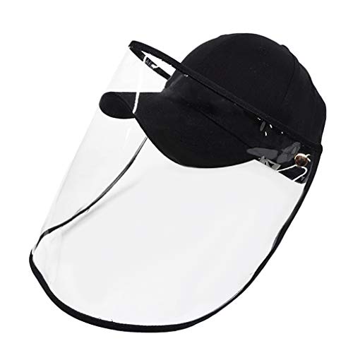 F Fityle Lotes 3 Chapéu De Proteção Com Tampa Do Rosto à Prova De Poeira Tampa Ajustável à Prova De