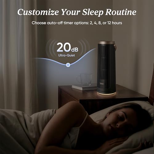 Levoit Windi Mini Pro Tower Fan for Bedroom, Portable Rechargeable Desk Fan - image 7