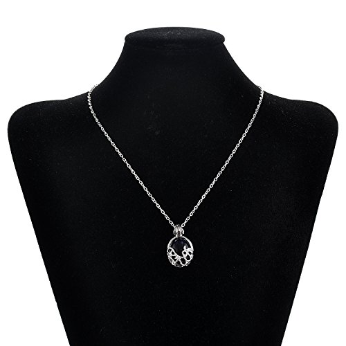 lureme Daywalking Katherine Necklace Pendant Charm Necklace-Royal Blue (01003590)3