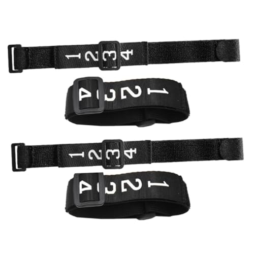 HANABASS Essential Soccer Referee Kit Pcs Football Wristband Numbered Wrist Comfortable and Gear