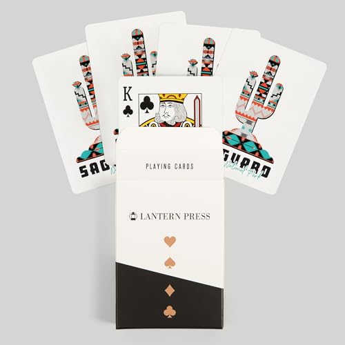 Baraja de poker Lantern Press con 52 cartas miniatura 6