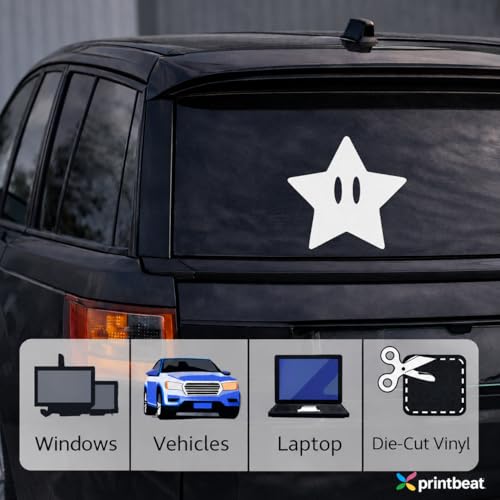 Calcomanías de estrellas para ocultar arañazos en parachoques de coche y tapas de laptop 8