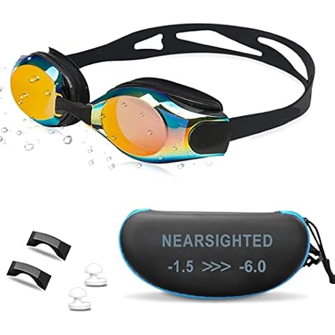 AIKOTOO No Leaking Shortsighted Swim Goggles Cover