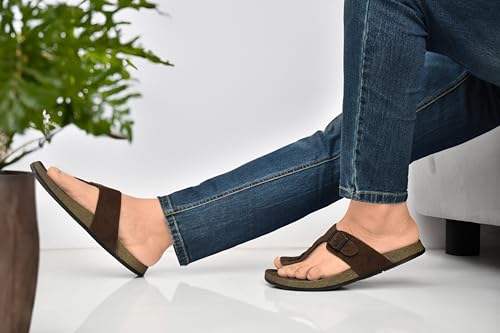 Image of HEALTH FIT Comfortable & LightWeight | Fashionable & Everyday Stylish & Durable Design Slip-on Style Flip Flops for Gents HF3078