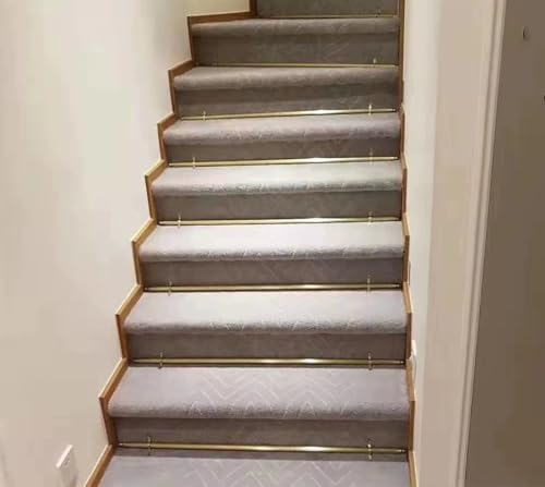 Tringles d'escalier 5 pièces en laiton de 76 cm de long