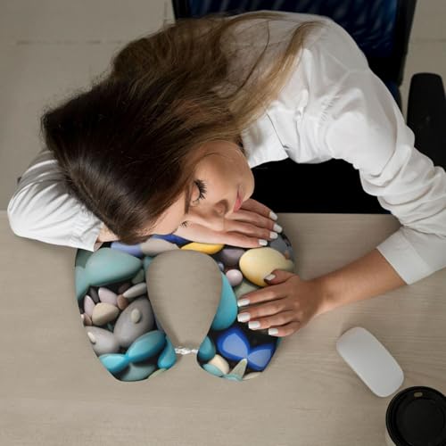 Almohada cervical espuma memoria negra tamaño único miniatura 7
