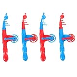 ledmomo 4個 磁気付き軽量プラスチック製 用釣り竿 伸縮式 中号入り 魚キャッチゲーム対応 親子で楽しむ屋内外遊び用おもち ランダムカラー