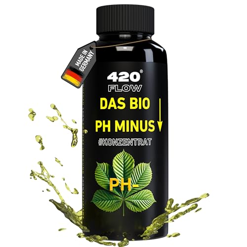 420Flow pH-Regulator Konzentrat – Perfekte pH-Anpassung für Pflanzen, Vegan & umweltfreundlich, fördert Nährstoffaufnahme, für Erde, Kokos & Hydroponik (250ml)