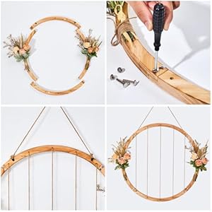 Large round wood picture frames 2362 hanging collage picture broad with artificial flowersround pine wood polaroid photo frame multi family photo for gallery decor hanging display board photo organize  urban country home decor