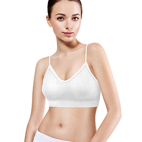 PAXCOO Bras for Women Pack of 6, Bralettes for Women Padded, Sports Bras for Women3