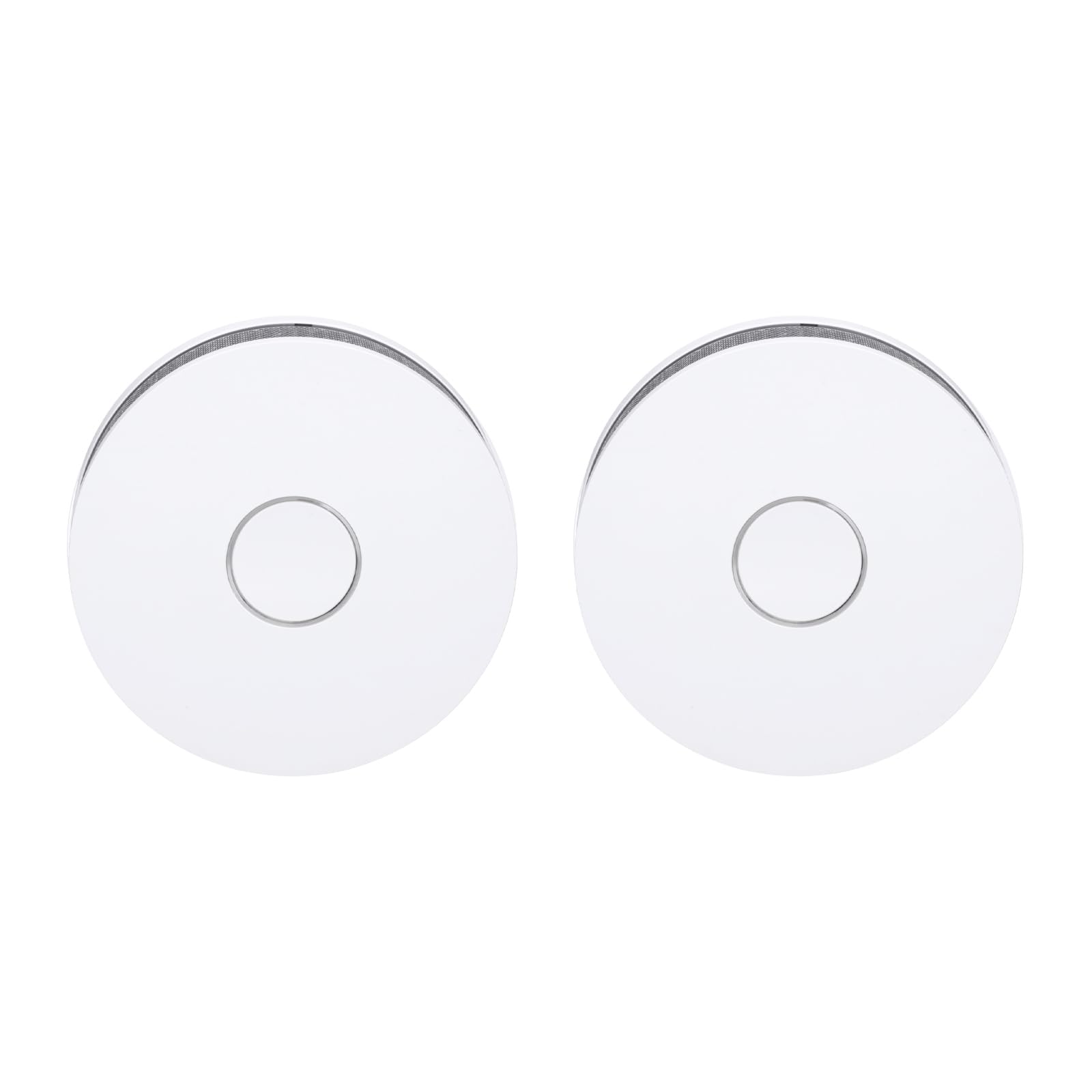 Gira 2X Rauchmelder Dual Q 233602, VDs Zertifiziert, Reinweiß | Vernetzbarer Brandmelder mit Dual-Technologie & 10 Jahre Batterie. Inklusive Montagematerial für Deckenmontage.