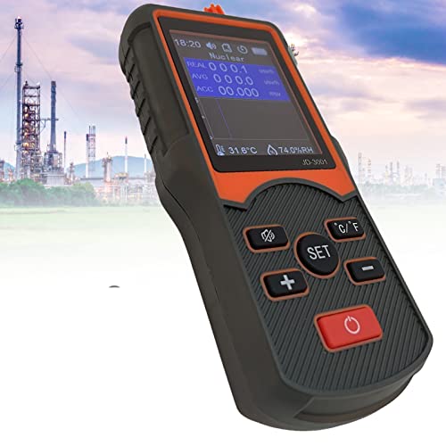 Image of Nuclear Radiation Detector, One Handed Electromagnetic Detector, Electromagnetic Detector with Digital Display for Construction Engineering, Industrial Environment Monitoring