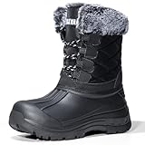 LACKWAR Snow Boots for Women Waterproof Mid Calf Duck...