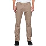 Volcom Men's Frickin Modern Fit Stretch Chino Pant, Khaki 2016, 31W x 32L