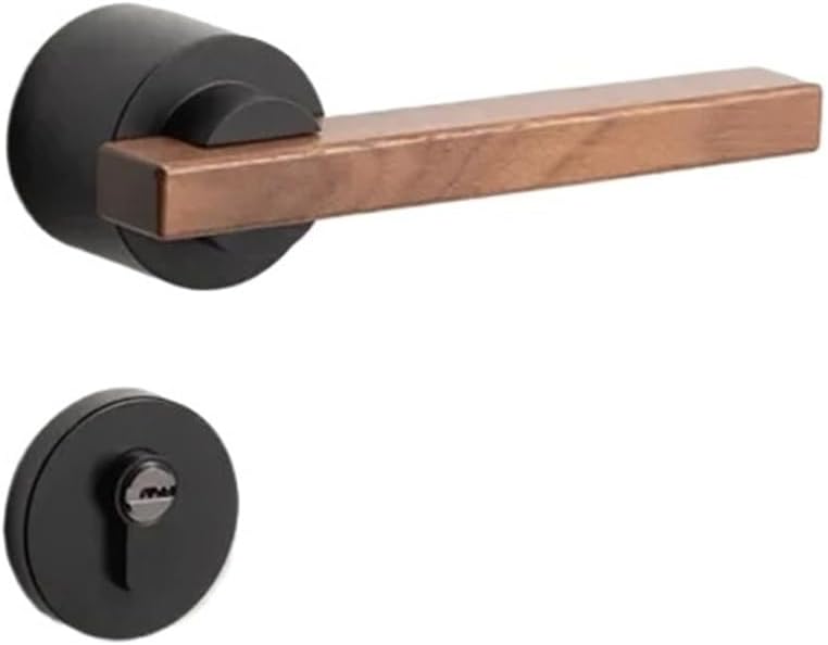 Zinc Alloy Door Lock Living Room Security Lock Hardware Accessories Tools(Black)