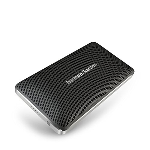 Harman/Kardon Esquire Mini Stereo – Tragbare Lautsprecher (verkabelt u. Kabellos, Batterie/Akku, USB, 180 – 20000 Hz, Bluetooth/3.5 mm, Universal)